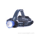 Aluminum Super Bright Headlamp Zoom Headlight Flashlight